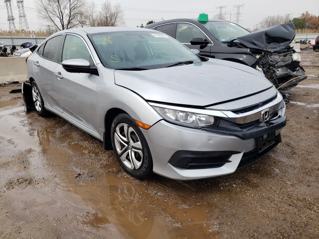HONDA CIVIC LX 2016 with VIN 19XFC2F52GE030876 - Photo from auction