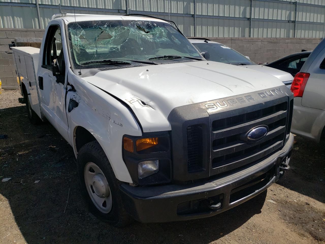 FORD F250 SUPER 2008 with VIN 1FDSF20R88EC36343 - Photo from auction
