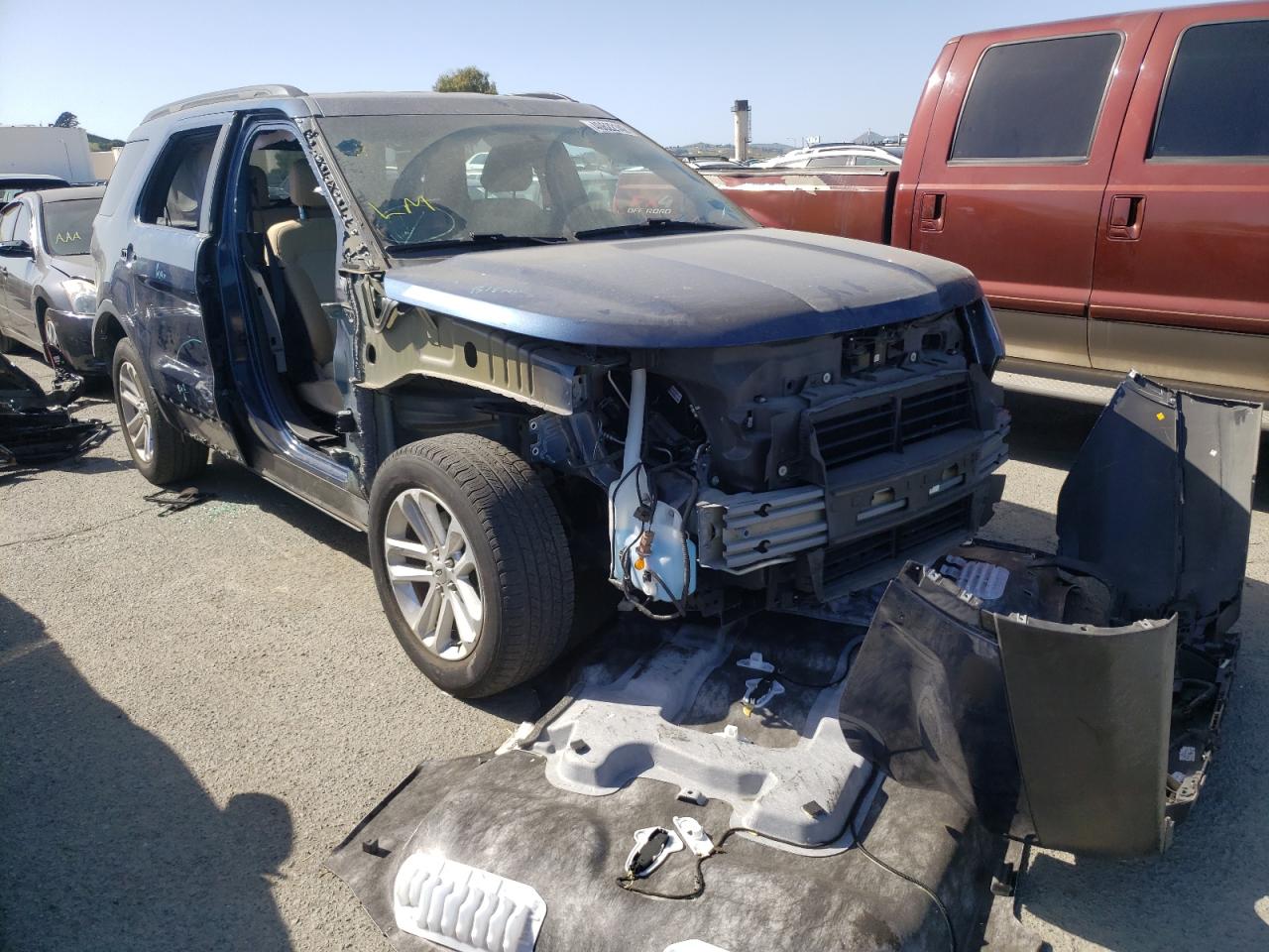 FORD EXPLORER 2016 with VIN 1FM5K8B86GGB06631 - Photo from auction