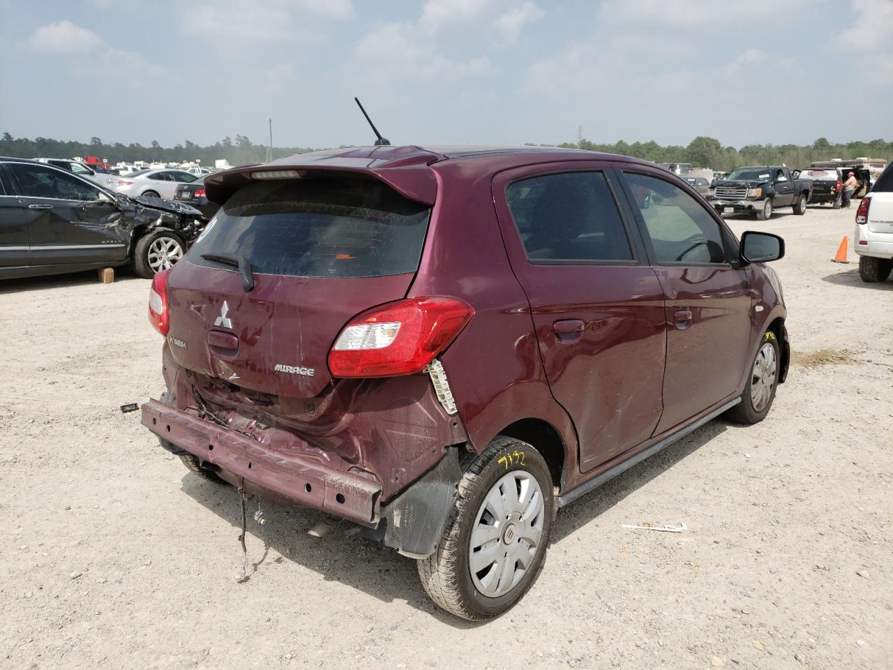 Photo 4 from auction – 2017 MITSUBISHI MIRAGE ES with VIN ML32A3HJ6HH021150