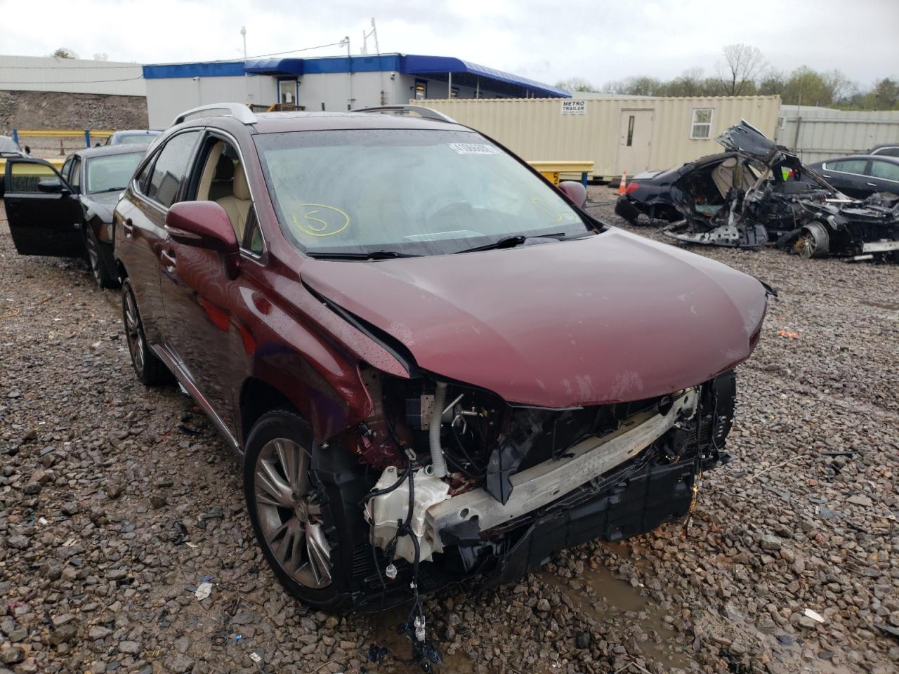 LEXUS RX 350 2013 with VIN 2T2ZK1BA6DC131275 - Photo from auction
