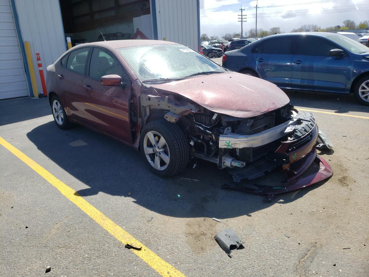 DODGE DART SXT 2015 with VIN 1C3CDFBB6FD306886 - Photo from auction