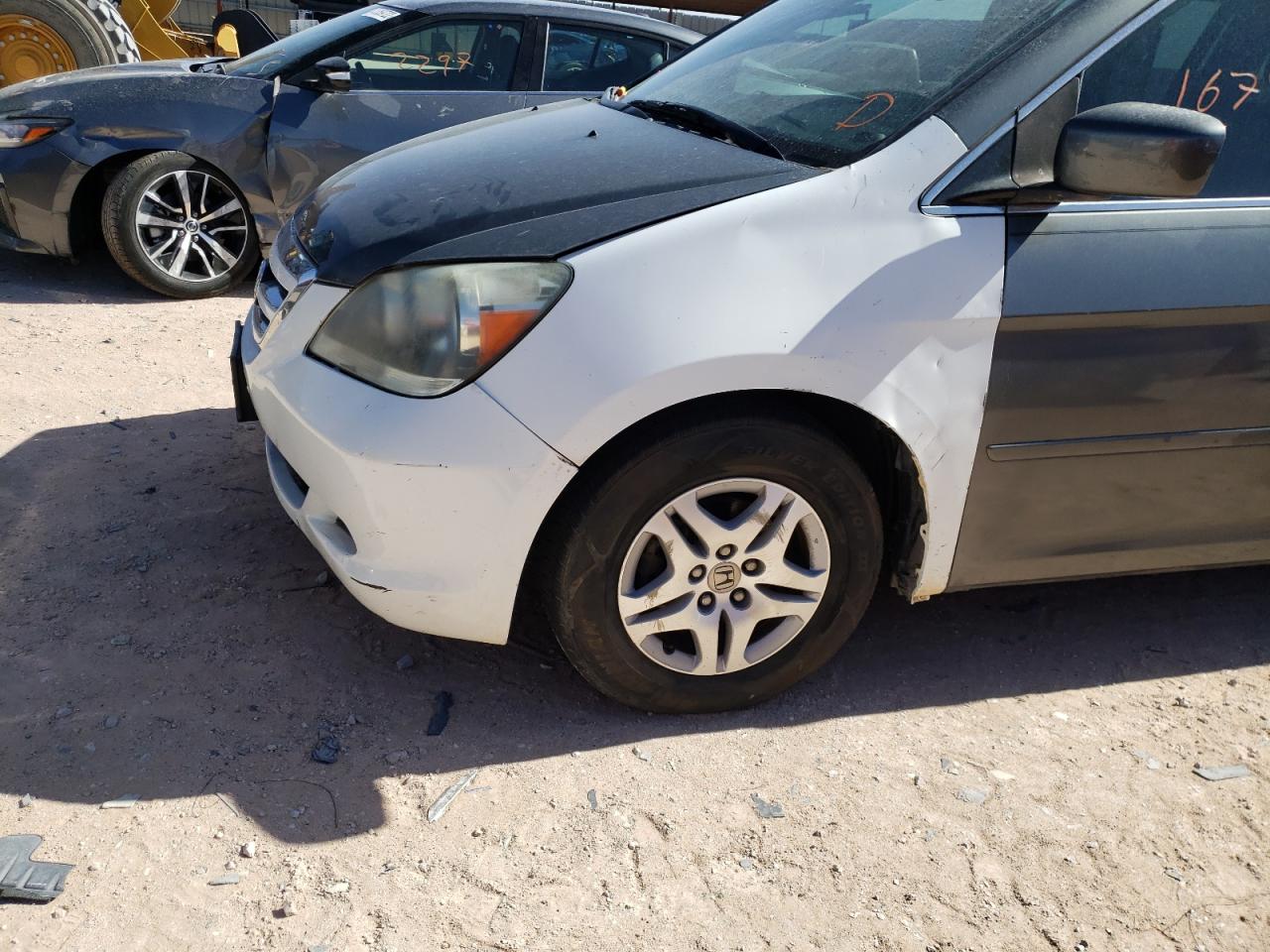 Photo 9 from auction – 2007 HONDA ODYSSEY EX with VIN 5FNRL387X7B444628