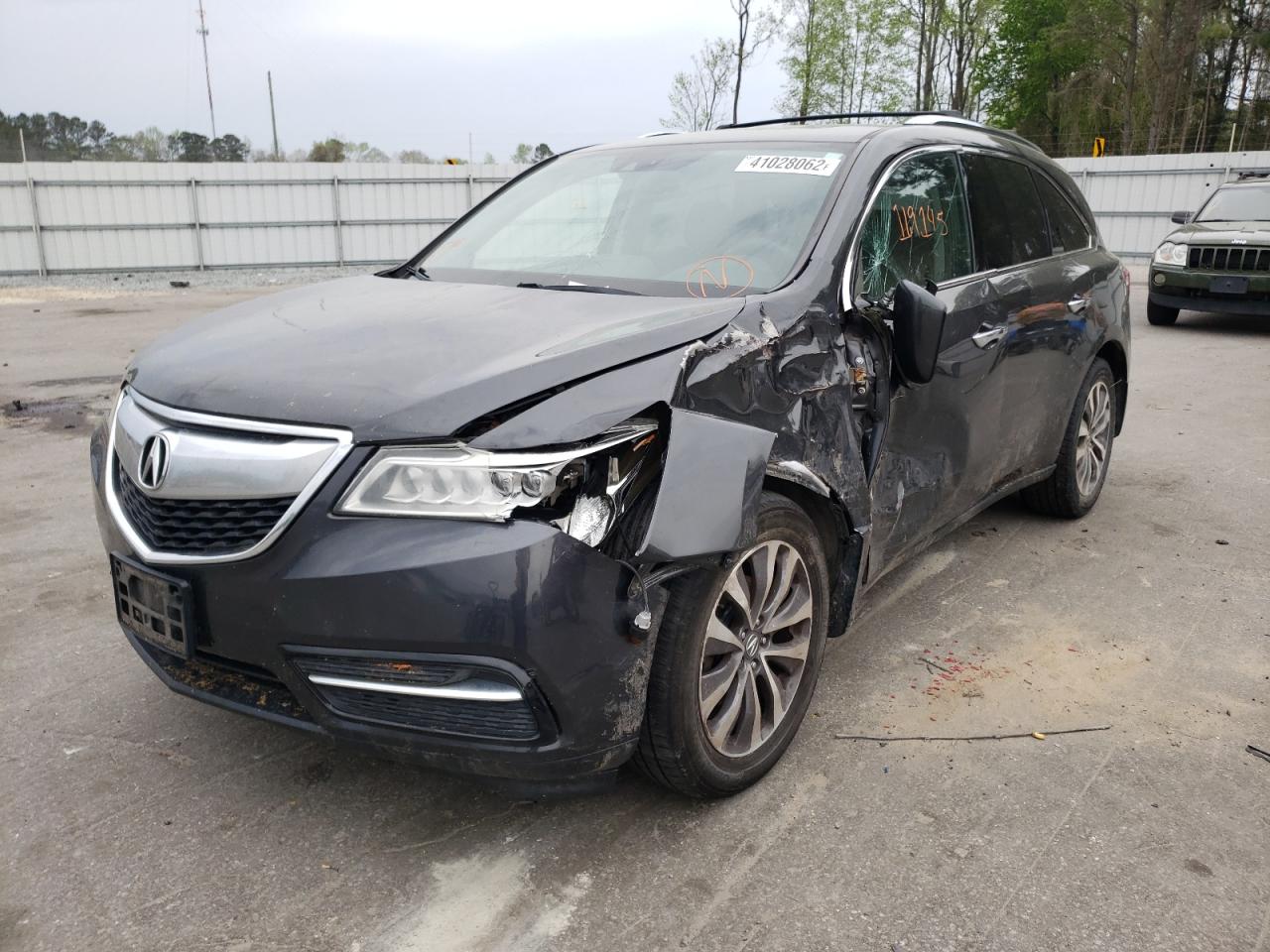 Photo 2 from auction – 2015 ACURA MDX TECHNO with VIN 5FRYD4H67FB027874