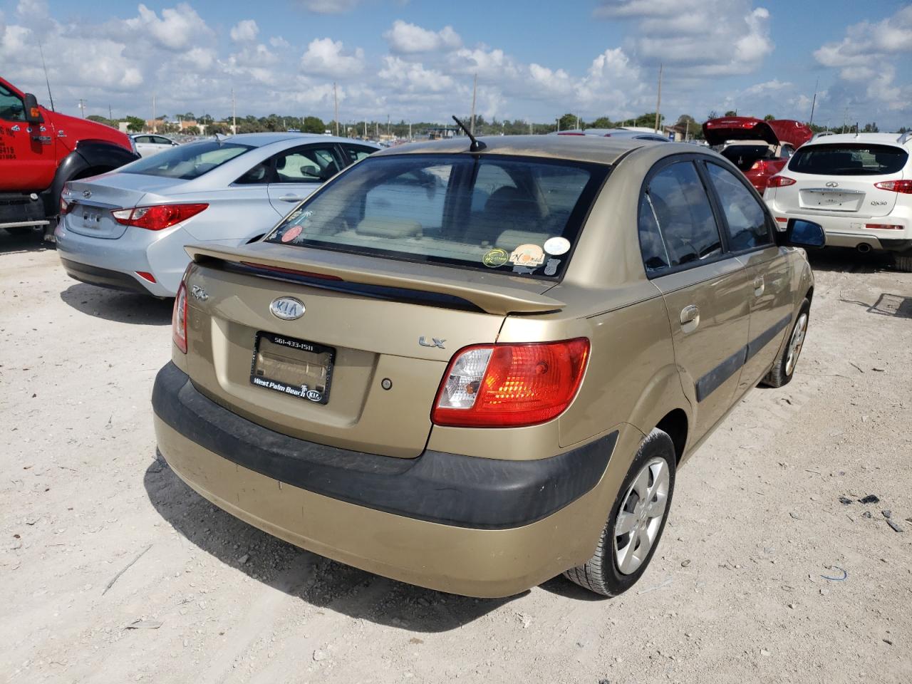 Photo 4 from auction – 2008 KIA RIO BASE with VIN KNADE123686392231