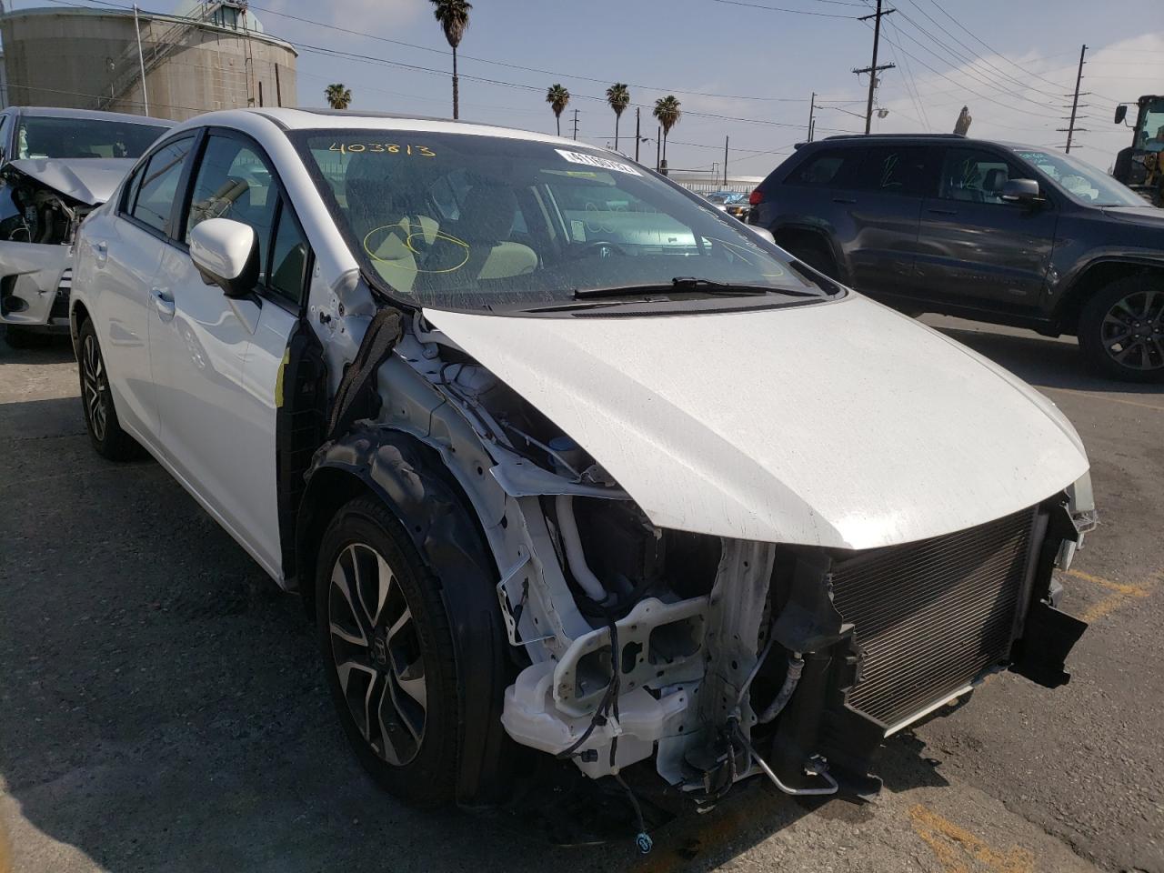 HONDA CIVIC EX 2014 with VIN 19XFB2F83EE217716 - Photo from auction