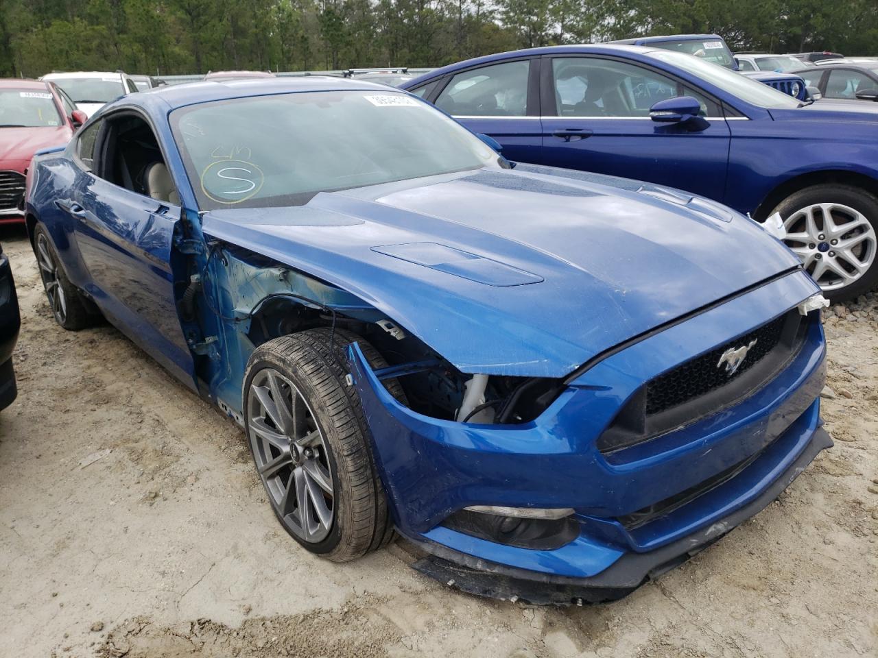 FORD MUSTANG GT 2017 with VIN 1FA6P8CF8H5203470 - Photo from auction