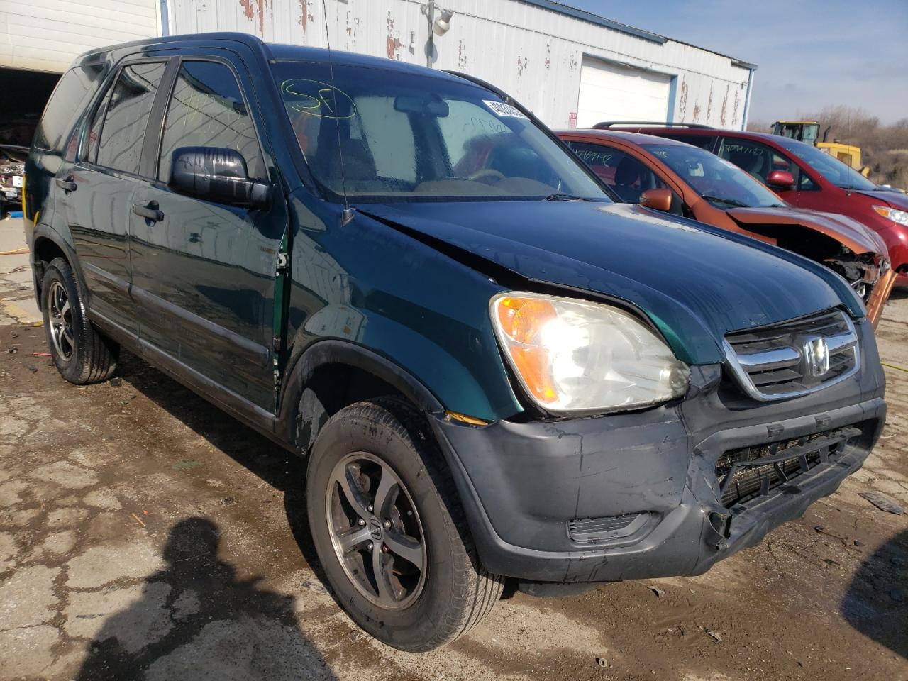 HONDA CR-V LX 2002 with VIN JHLRD68452C007360 - Photo from auction