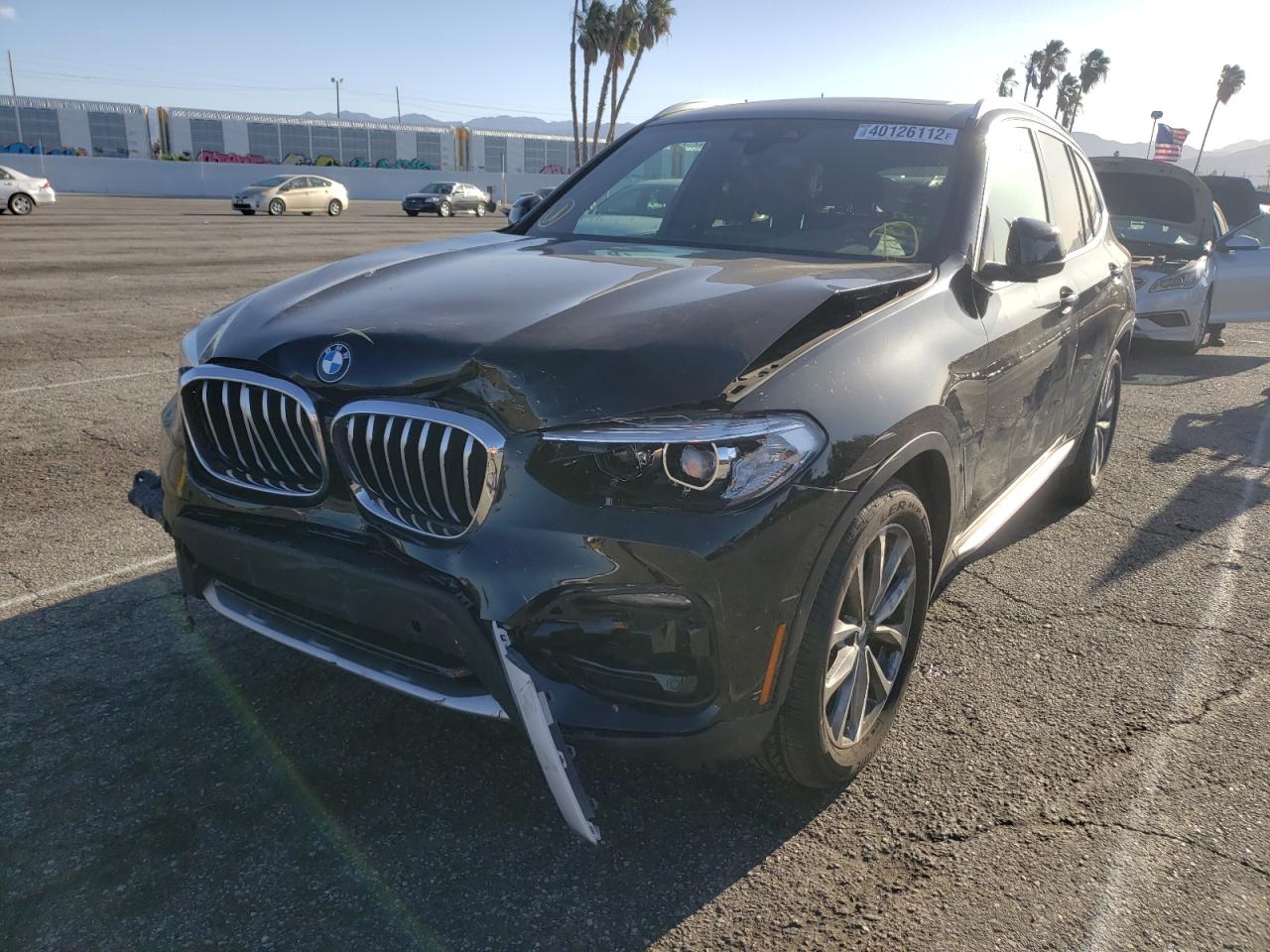 Photo 2 from auction – 2019 BMW X3 SDRIVE3 with VIN 5UXTR7C51KLF23419