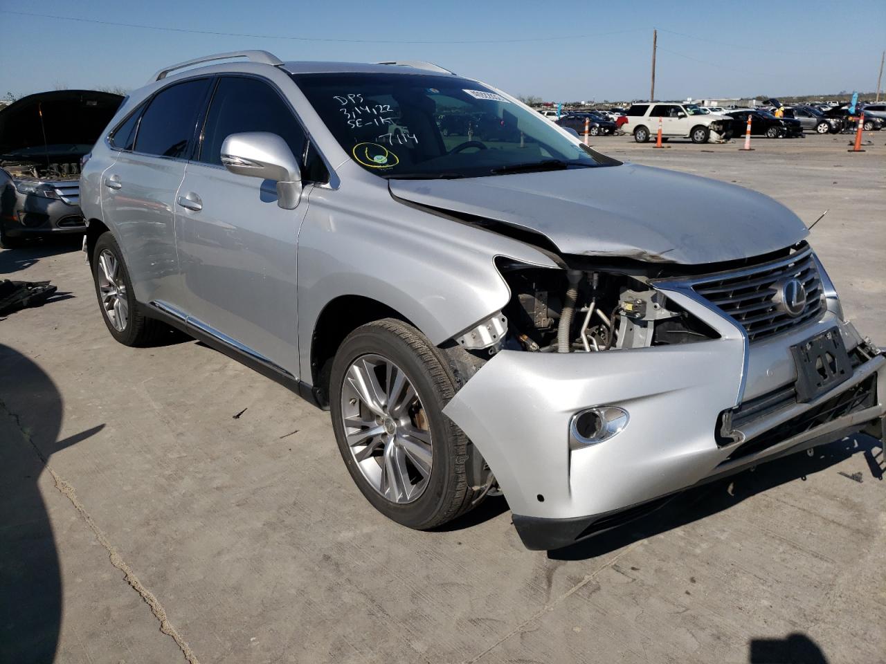LEXUS RX 350 2015 with VIN 2T2ZK1BA0FC197114 - Photo from auction