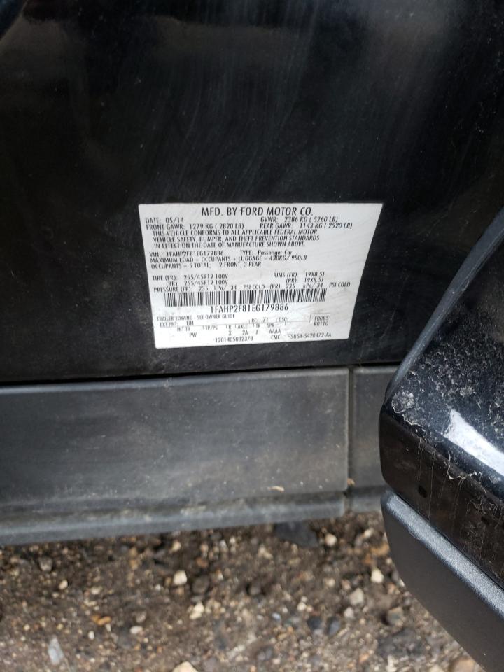 Photo 10 from auction – 2014 FORD TAURUS LIM with VIN 1FAHP2F81EG179886