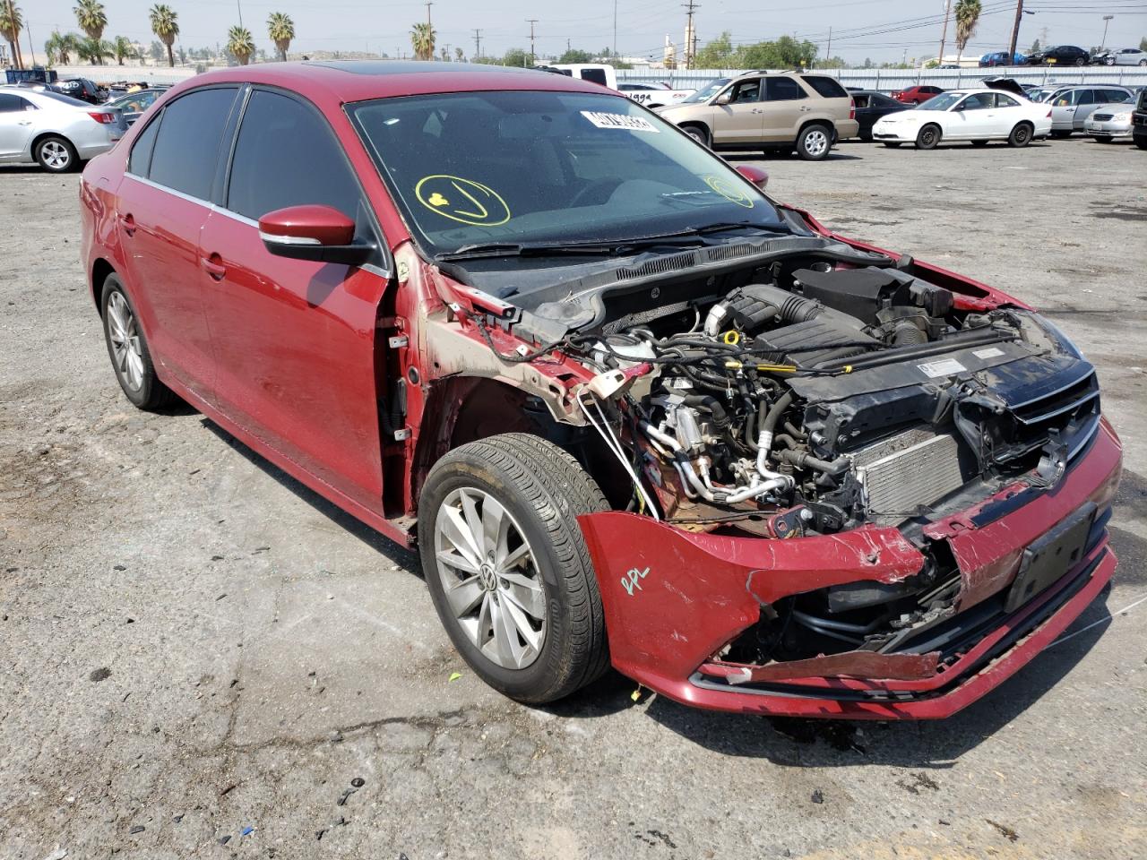 VOLKSWAGEN JETTA SE 2016 with VIN 3VWD67AJ2GM238792 - Photo from auction