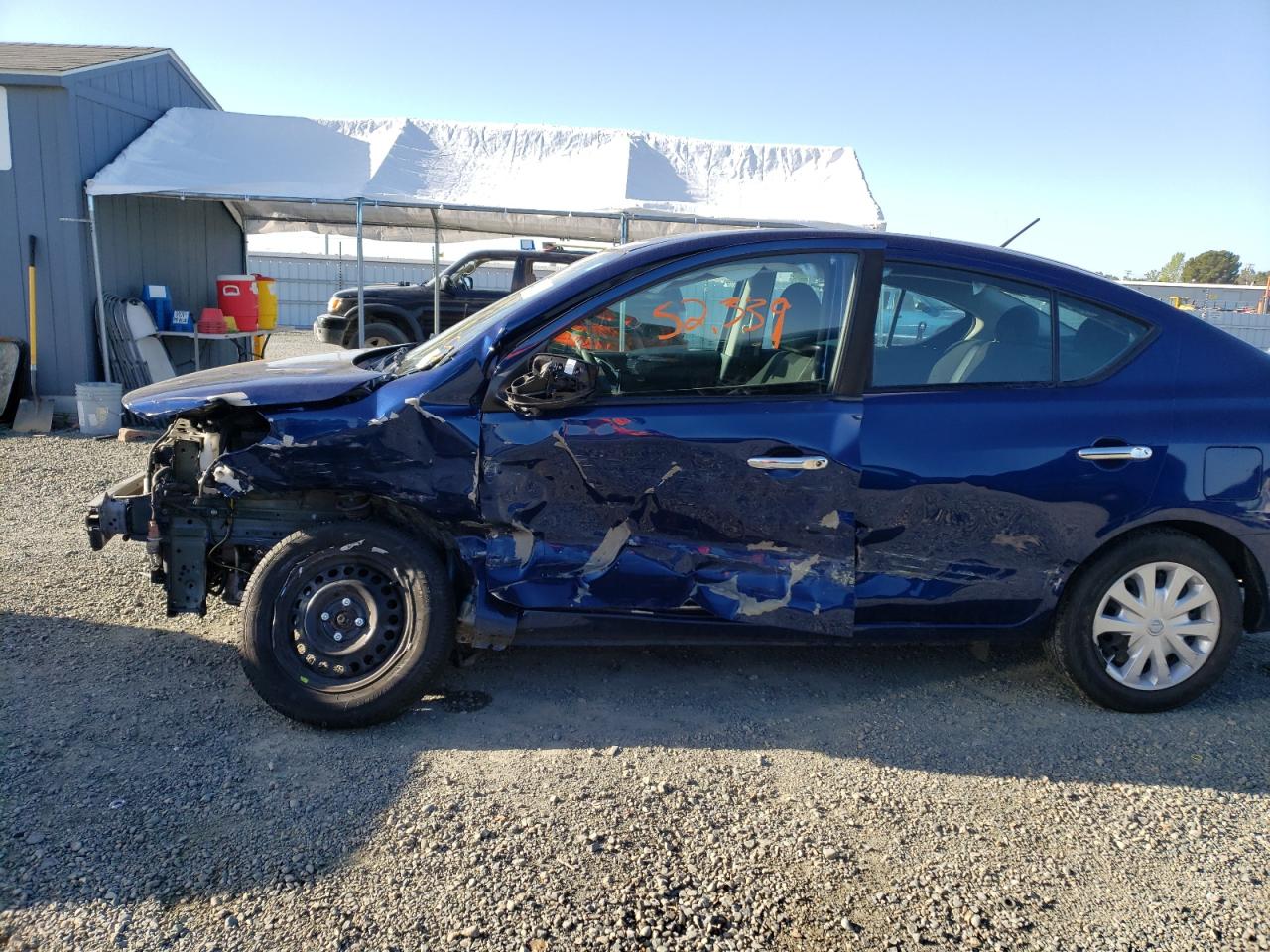 Photo 9 from auction – 2019 NISSAN VERSA S with VIN 3N1CN7AP1KL852014