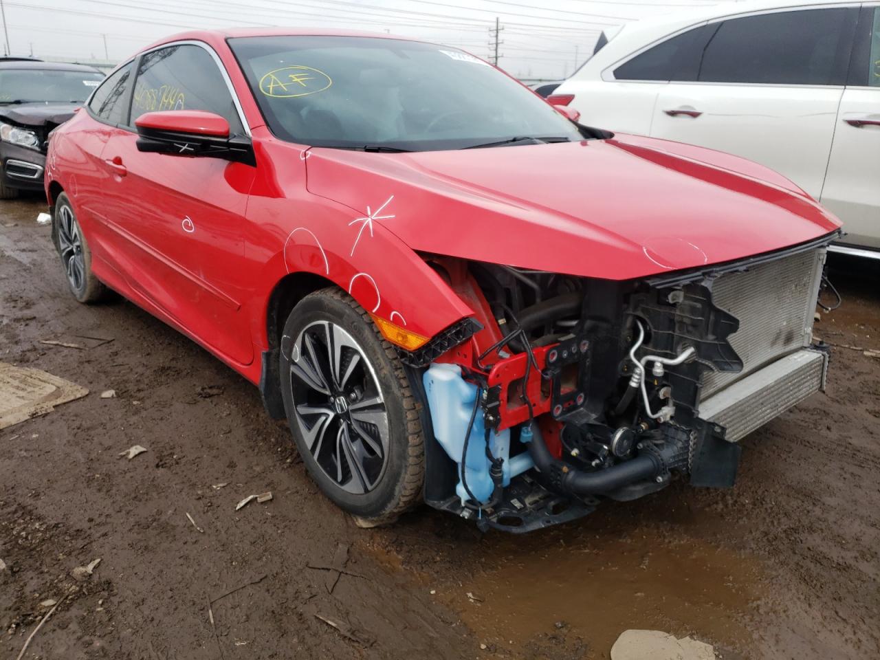 HONDA CIVIC EXL 2017 with VIN 2HGFC3B74HH360944 - Photo from auction