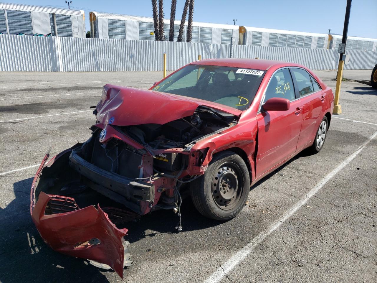 Photo 2 from auction – 2007 TOYOTA CAMRY CE with VIN 4T1BE46K77U011330