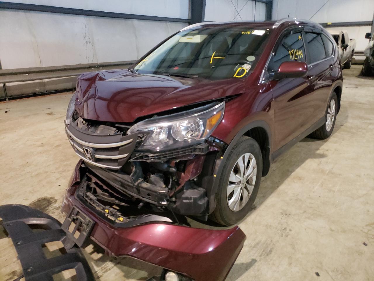 Photo 2 from auction – 2014 HONDA CR-V EXL with VIN 5J6RM4H76EL075256