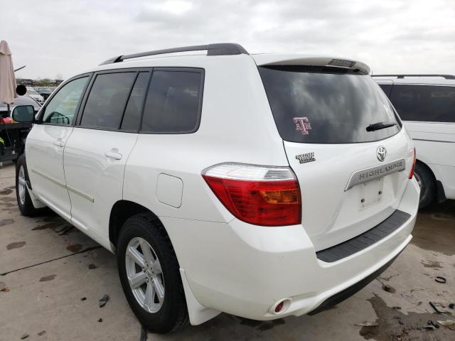 Photo 3 from auction – 2010 TOYOTA HIGHLANDER with VIN 5TDZK3EH8AS003003