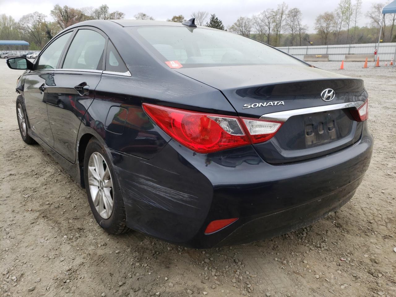 Photo 3 from auction – 2014 HYUNDAI SONATA GLS with VIN 5NPEB4AC0EH891580