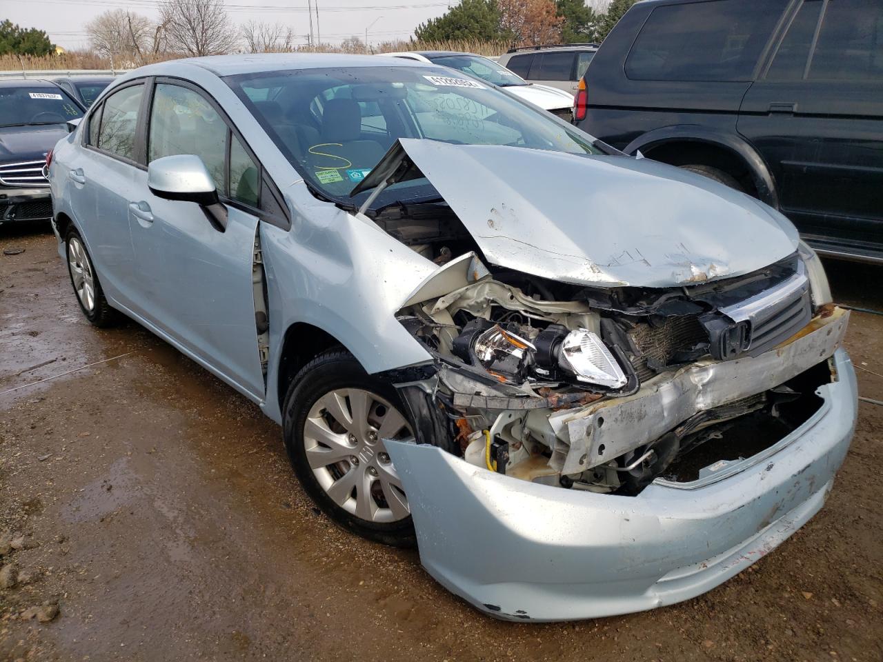 HONDA CIVIC LX 2012 with VIN 19XFB2F55CE007010 - Photo from auction