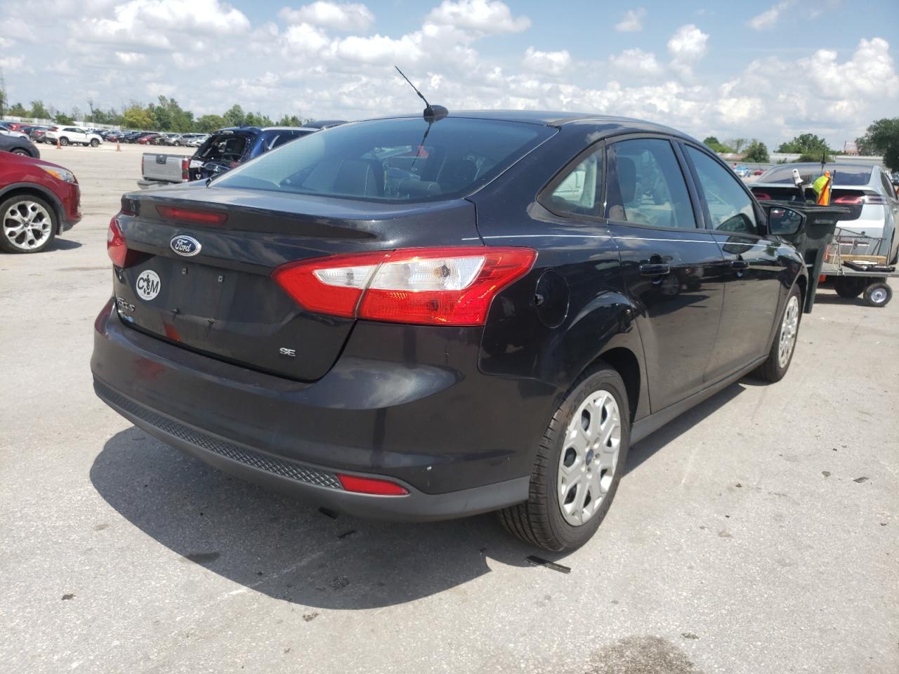Photo 4 from auction – 2012 FORD FOCUS with VIN 1FAHP3F29CL341768