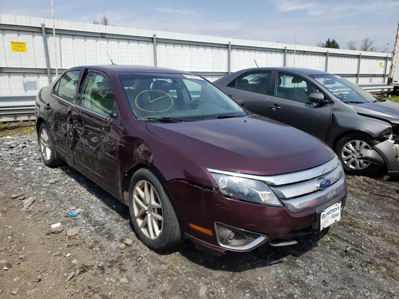 FORD FUSION SEL 2011 with VIN 3FAHP0JA5BR247738 - Photo from auction