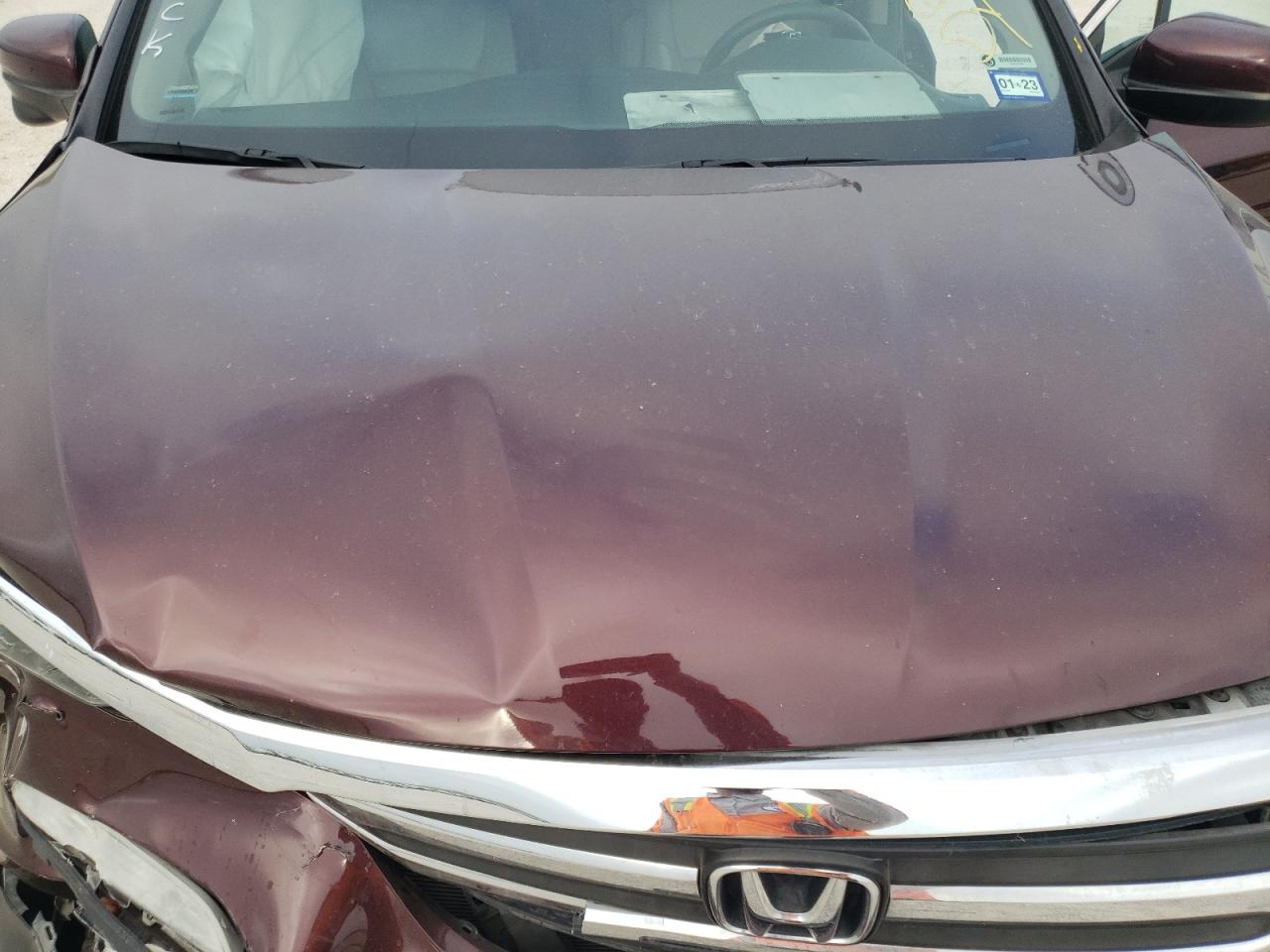 Photo 7 from auction – 2017 HONDA PILOT EXL with VIN 5FNYF5H57HB039907