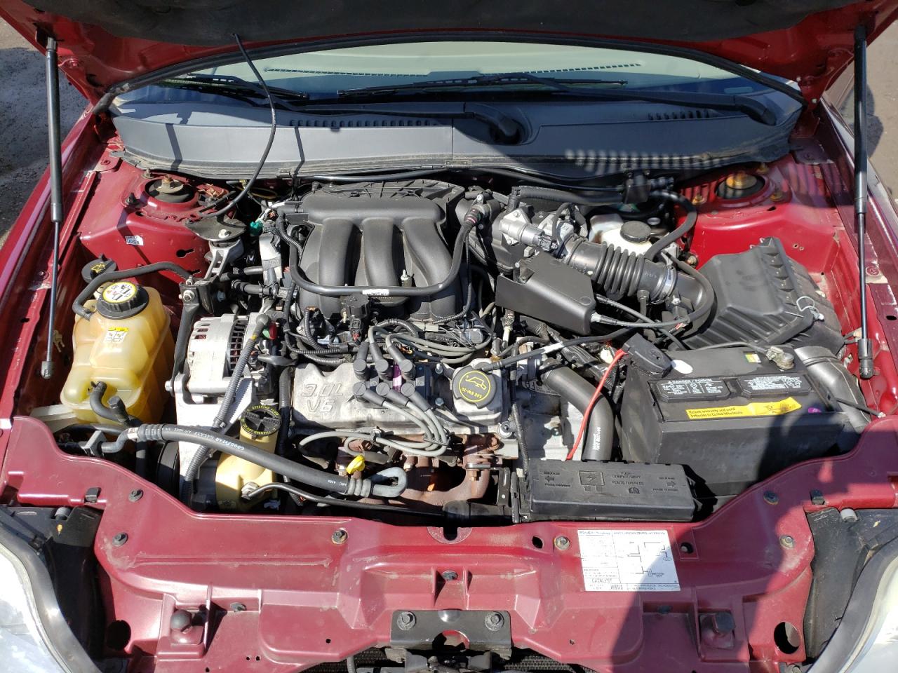 Photo 7 from auction – 2004 MERCURY SABLE GS with VIN 1MEHM58U14A615604