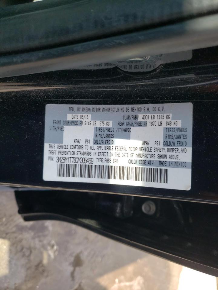 Photo 10 from auction – 2016 MAZDA 3 SPORT with VIN 3MZBM1T78GM305469