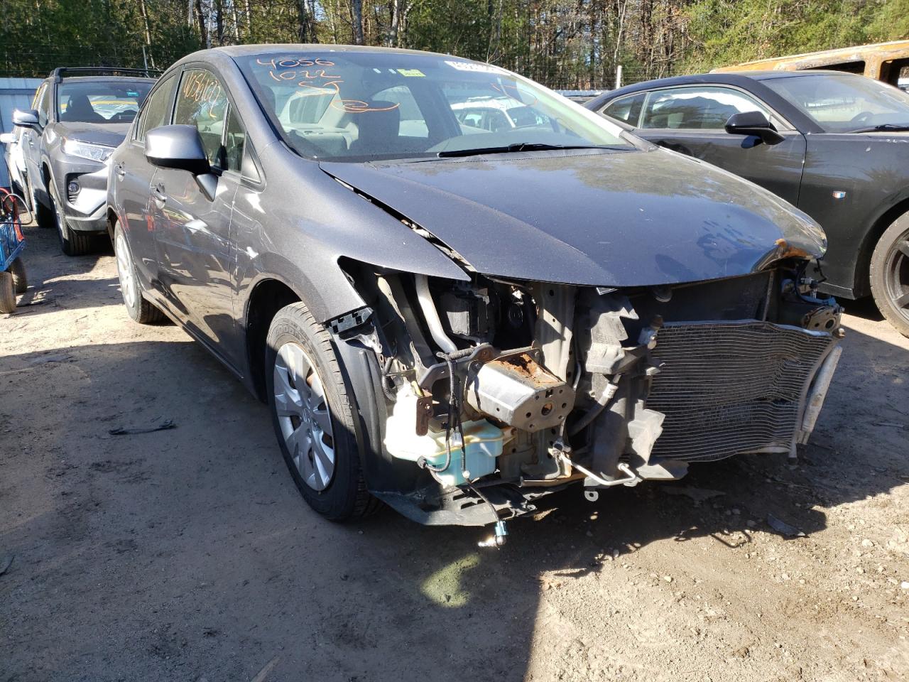 HONDA CIVIC LX 2012 with VIN 2HGFB2F59CH302262 - Photo from auction