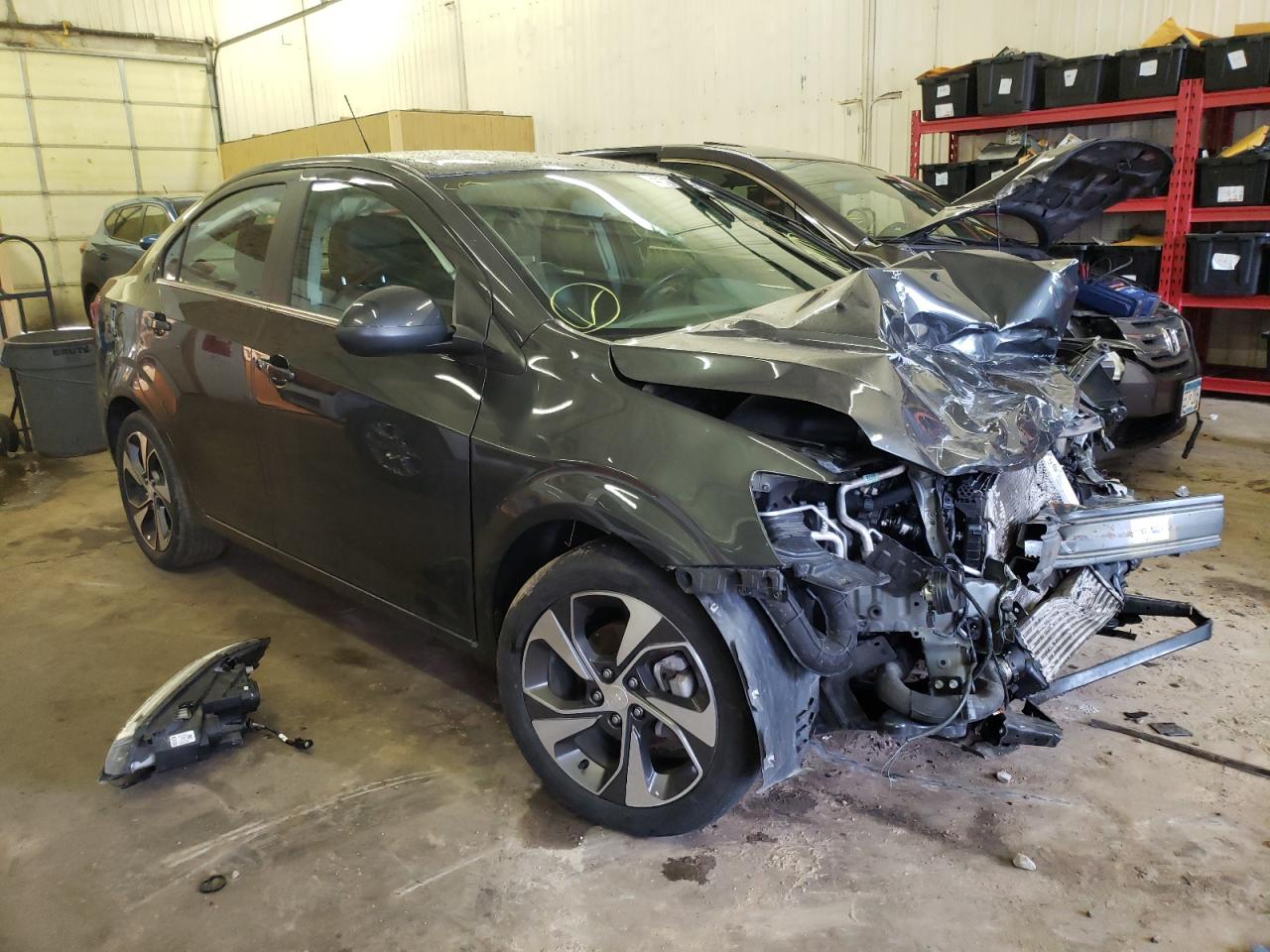 CHEVROLET SONIC PREM 2019 with VIN 1G1JF5SB2K4123382 - Photo from auction