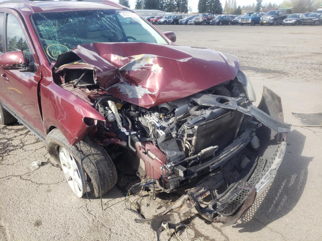 Photo 9 from auction – 2007 HYUNDAI SANTA FE S with VIN 5NMSH73E27H039653
