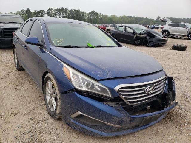 HYUNDAI SONATA SE 2017 with VIN 5NPE24AF6HH510975 - Photo from auction