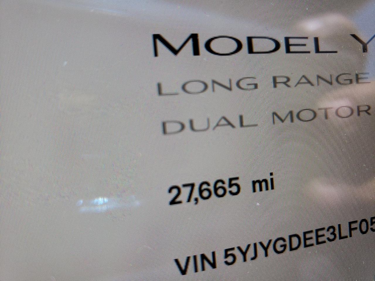 صورة رقم 8 من المزاد - 2020 TESLA MODEL Y مع VIN 5YJYGDEE3LF054361