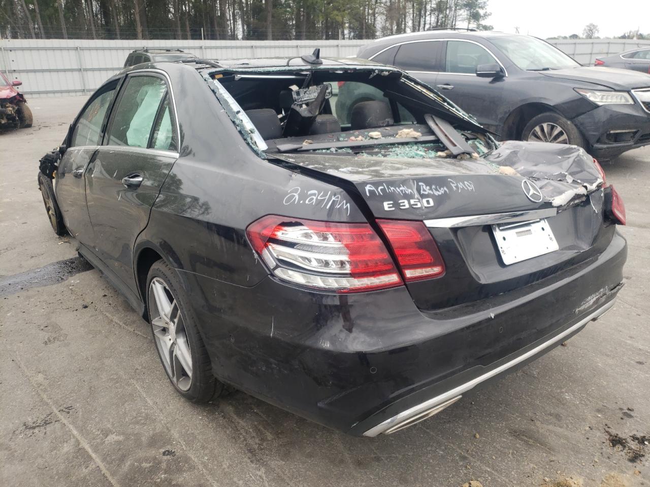 Photo 3 from auction – 2014 MERCEDES-BENZ E 350 with VIN WDDHF5KBXEA978705