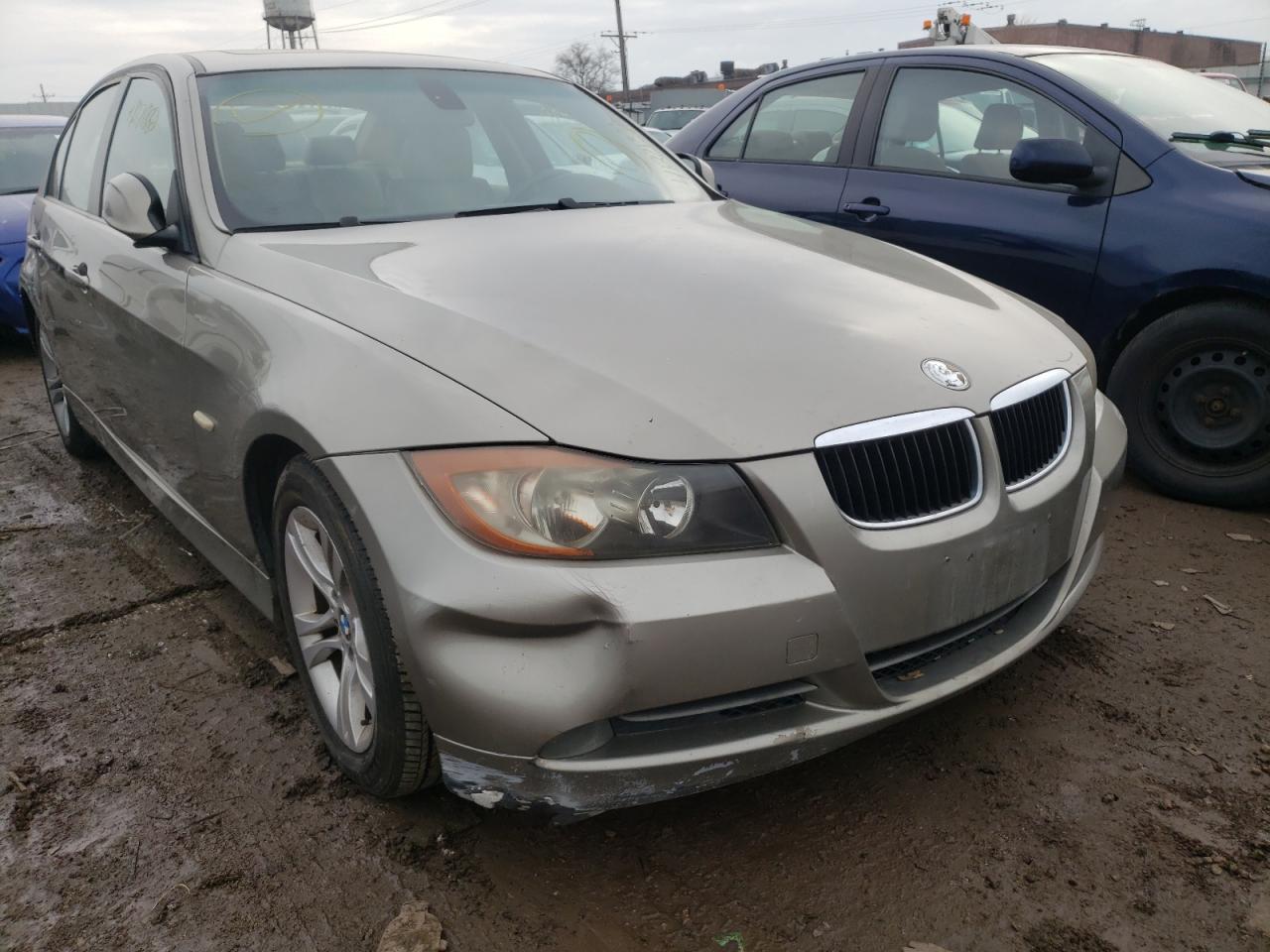 BMW 328 I 2008 with VIN WBAVA37558NL50144 - Photo from auction