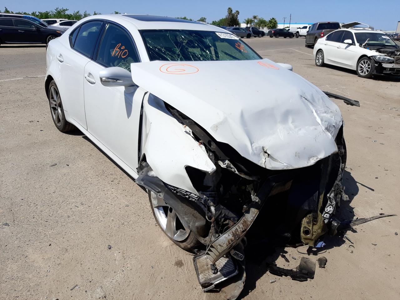 LEXUS IS 250 2011 with VIN JTHBF5C20B2101157 - Photo from auction