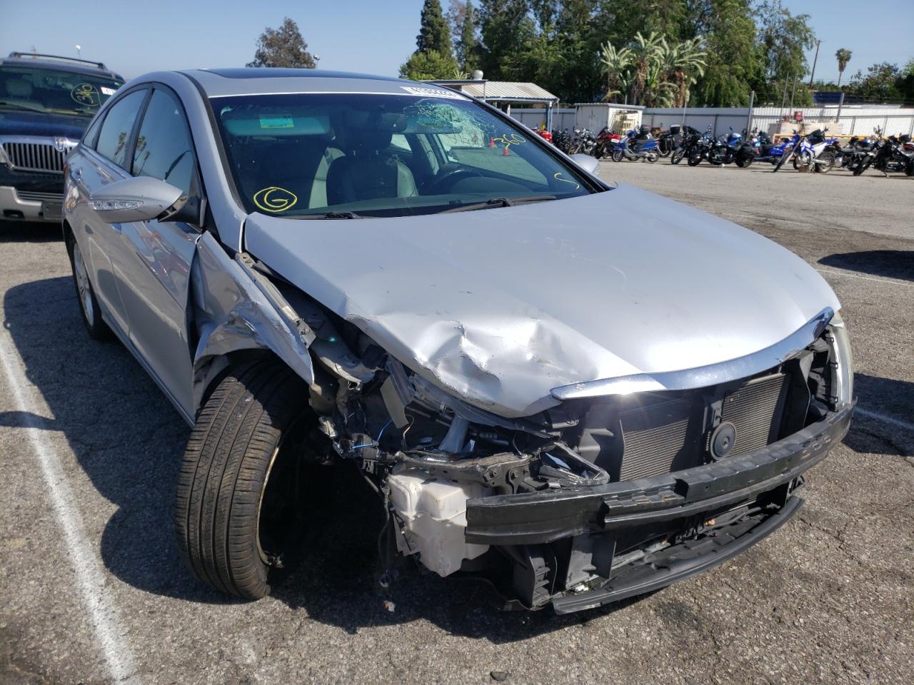 HYUNDAI SONATA SE 2011 with VIN 5NPEC4AC6BH015542 - Photo from auction