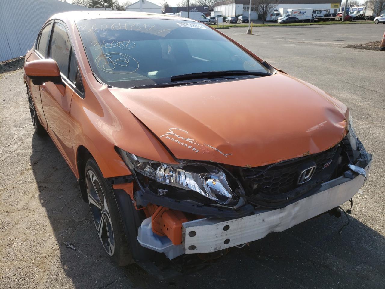 Photo 1 from auction – 2014 HONDA CIVIC SI with VIN 2HGFB6E58EH704981