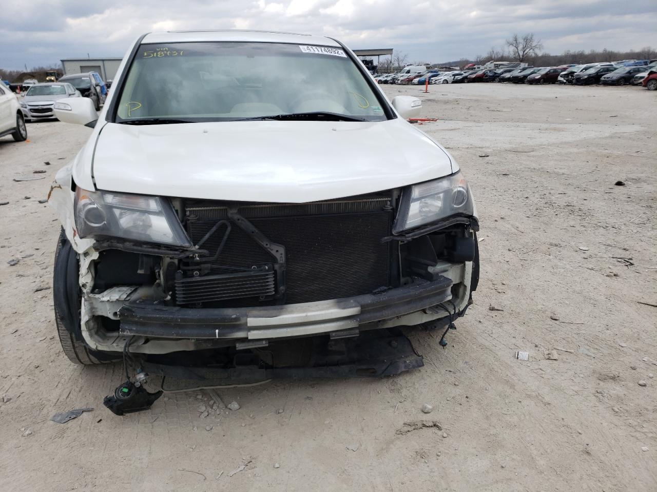Photo 9 from auction – 2010 ACURA MDX TECHNO with VIN 2HNYD2H46AH518437