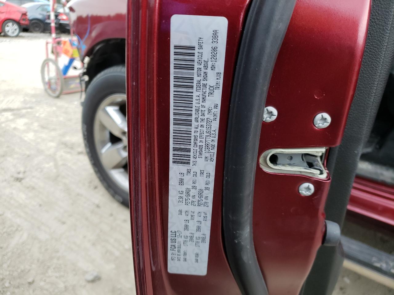 صورة رقم 10 من المزاد - 2018 RAM 1500 SLT مع VIN 1C6RR7TT9JS153727