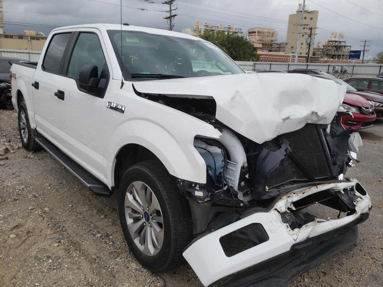 FORD F150 SUPER 2018 with VIN 1FTEW1C59JFD24340 - Photo from auction