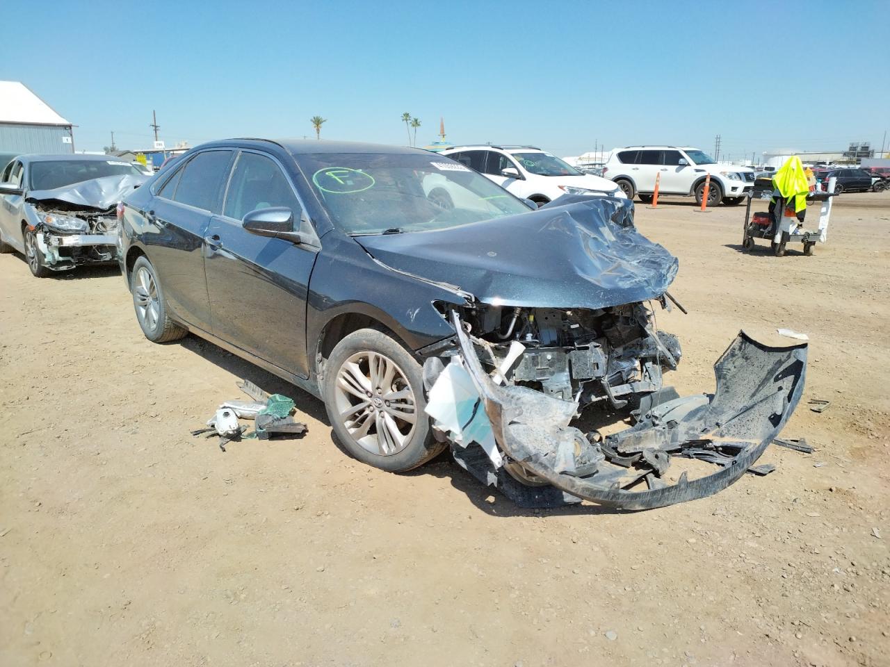 TOYOTA CAMRY LE 2017 with VIN 4T1BF1FK5HU790160 - Photo from auction