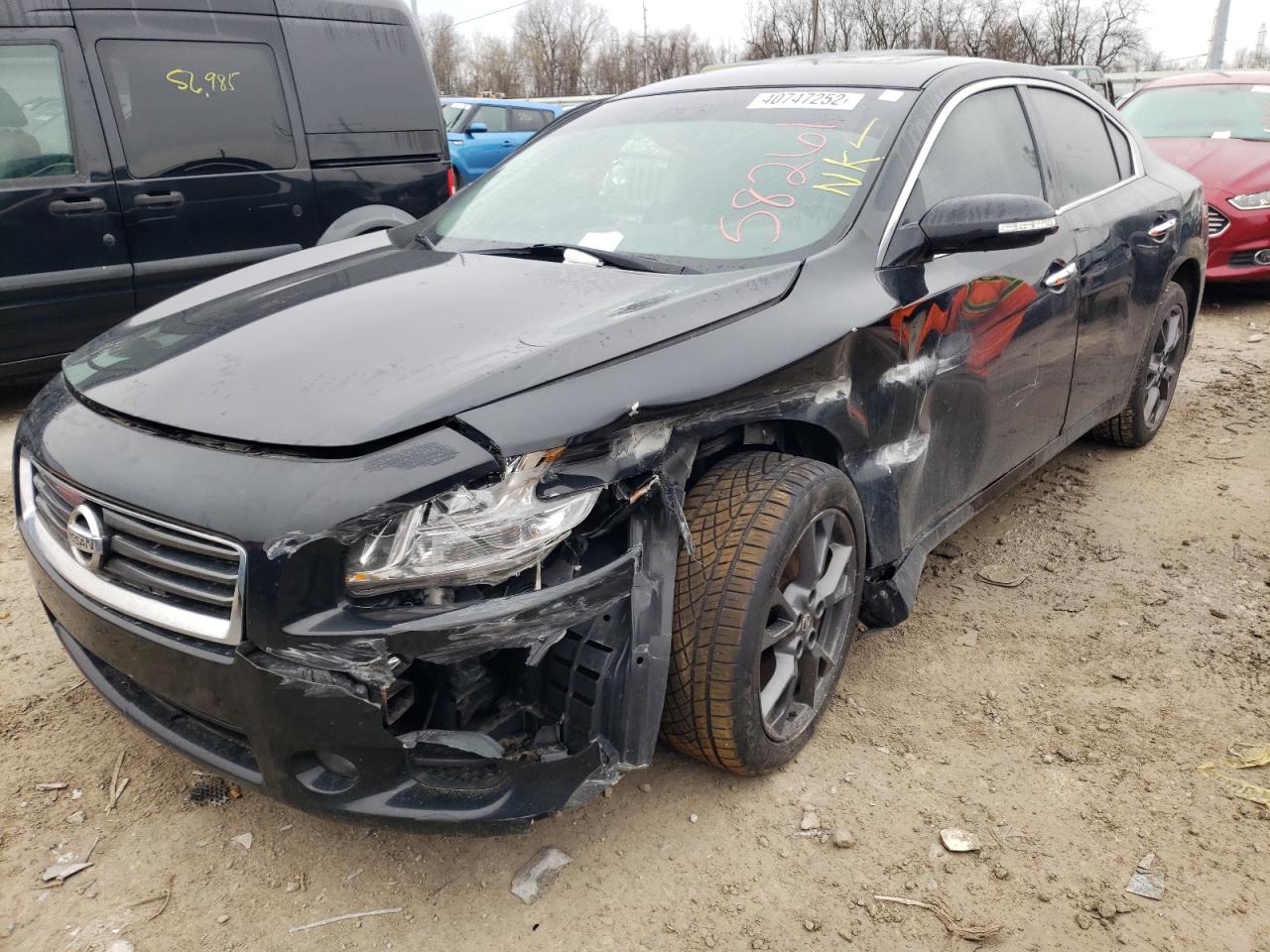 Photo 2 from auction – 2012 NISSAN MAXIMA S with VIN 1N4AA5AP5CC858261