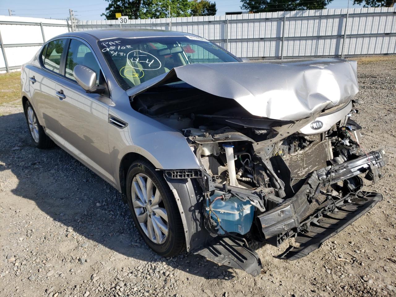 KIA OPTIMA LX 2014 with VIN 5XXGM4A75EG348579 - Photo from auction