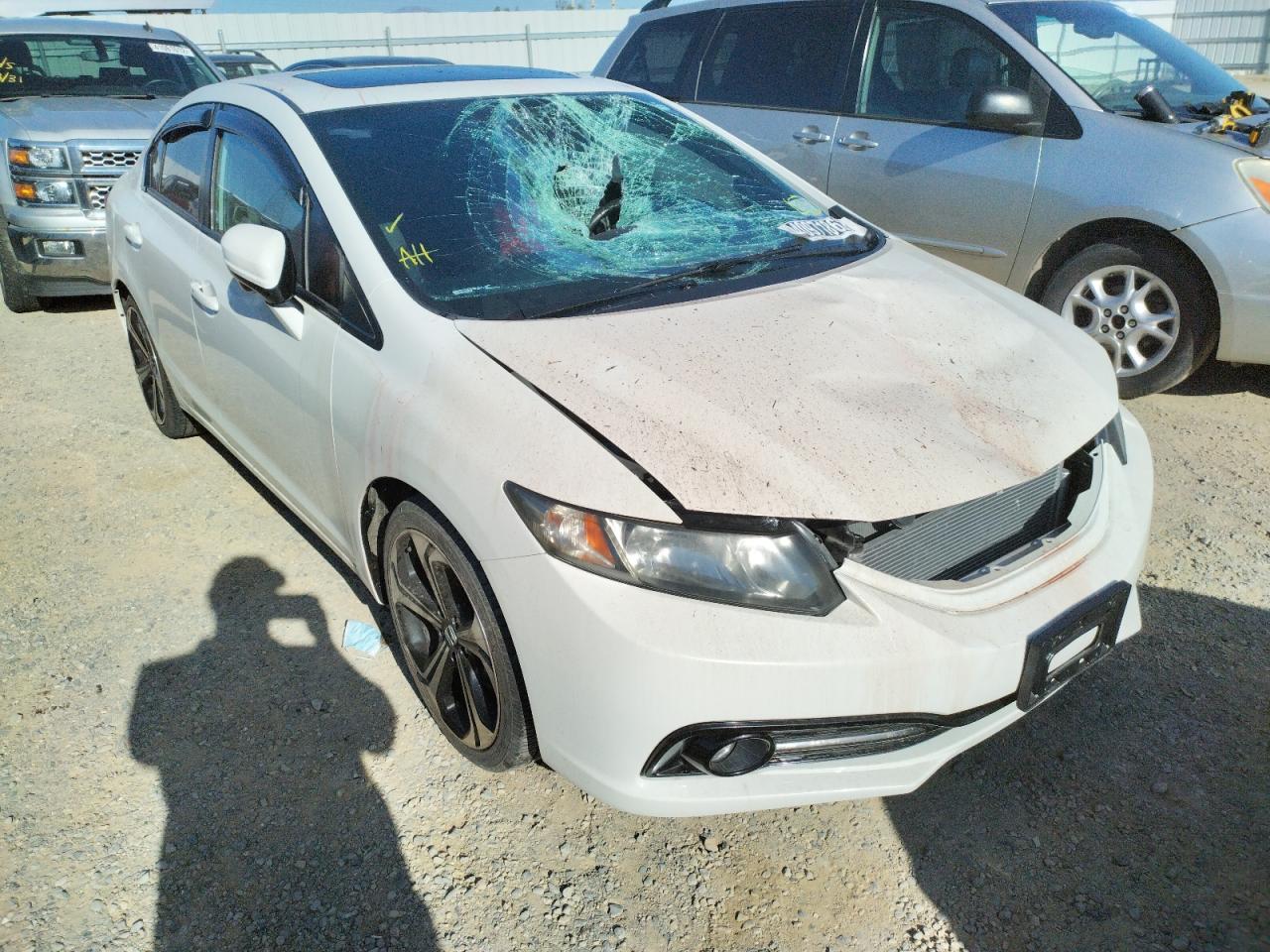 HONDA CIVIC SI 2014 with VIN 2HGFB6E57EH704373 - Photo from auction