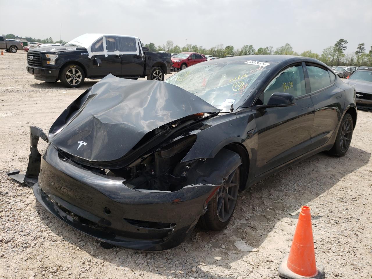 Photo 2 from auction – 2021 TESLA MODEL 3 with VIN 5YJ3E1EA1MF093379