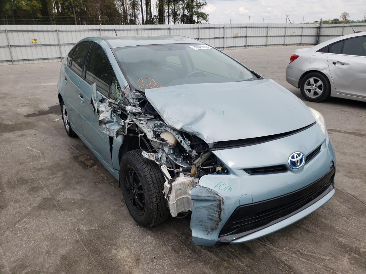 TOYOTA PRIUS 2013 with VIN JTDKN3DU1D1710887 - Photo from auction