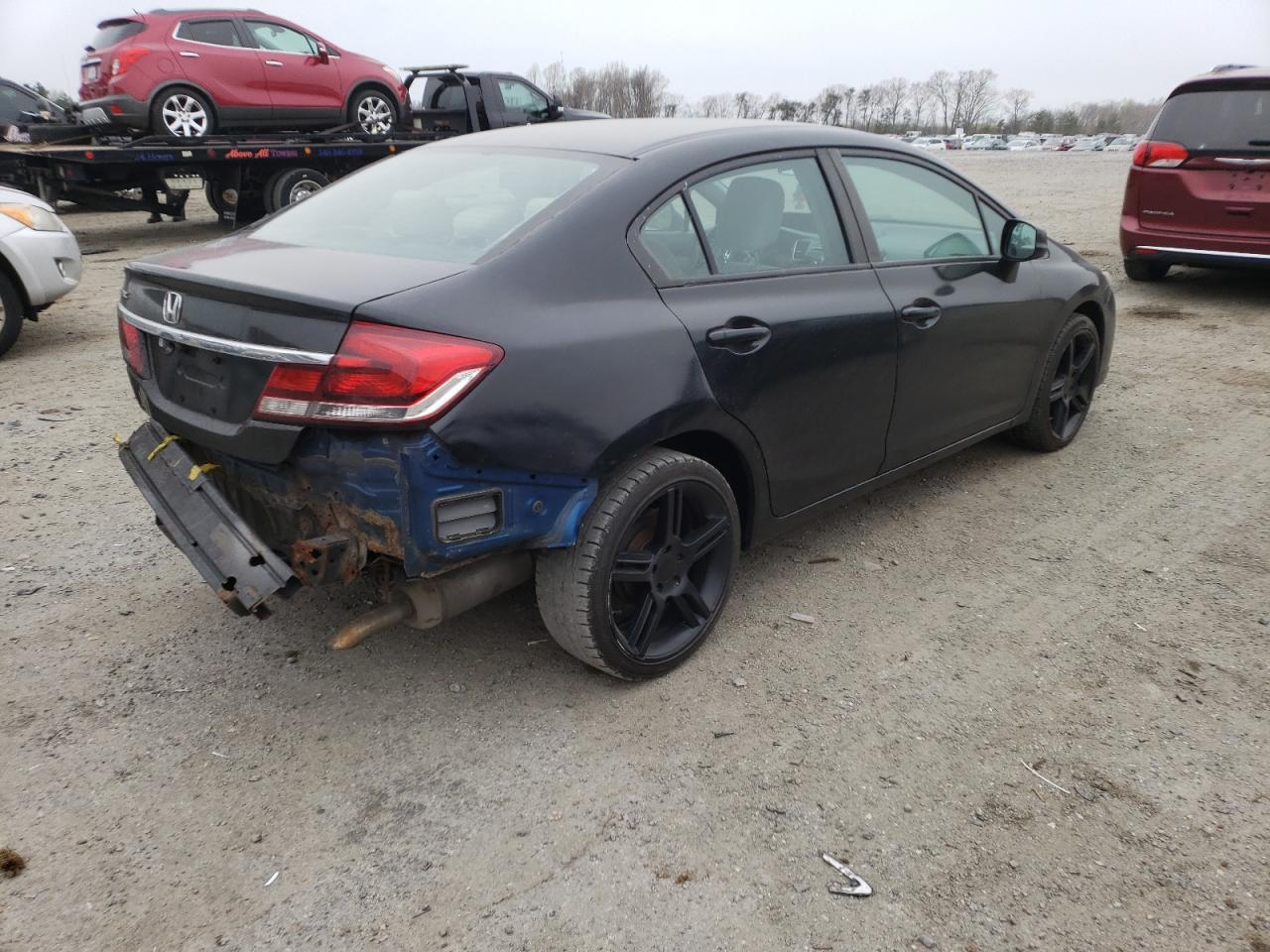 Photo 4 from auction – 2013 HONDA CIVIC LX with VIN 2HGFB2F54DH591133