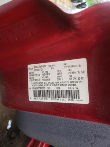 Photo 10 from auction – 2007 DODGE DAKOTA QUA with VIN 1D7HW28K77S269331