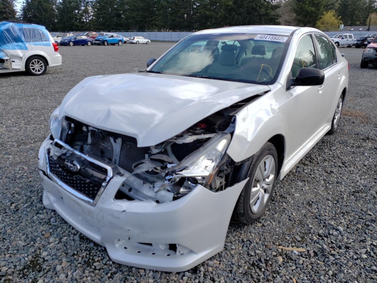 Photo 2 from auction – 2013 SUBARU LEGACY 2.5 with VIN 4S3BMCA69D3003968